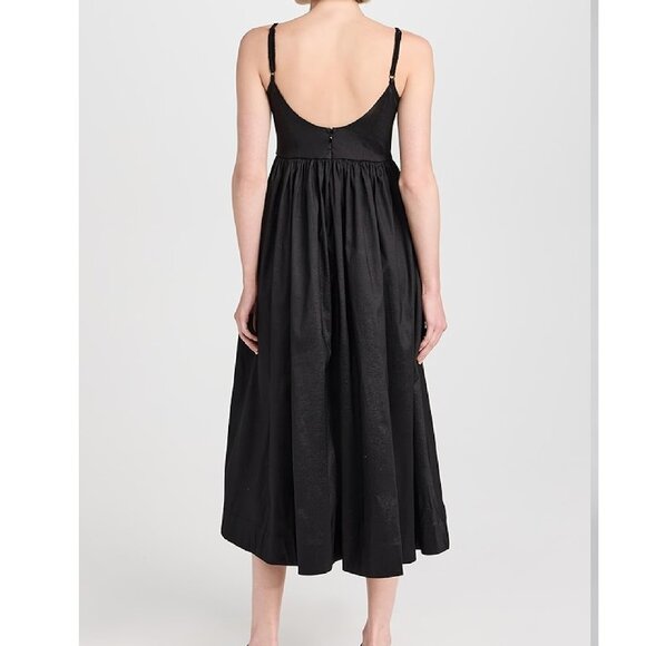 NWT FOR LOVE AND LEMONS DORIS SLEEVELESS BLACK MIDI DRESS SIZE S - Picture 2 of 9